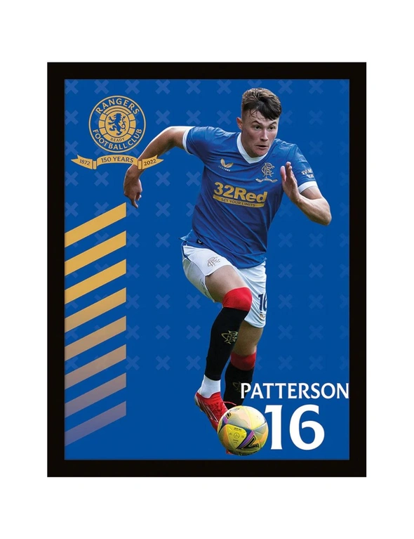 Rangers FC Patterson Print, hi-res image number null