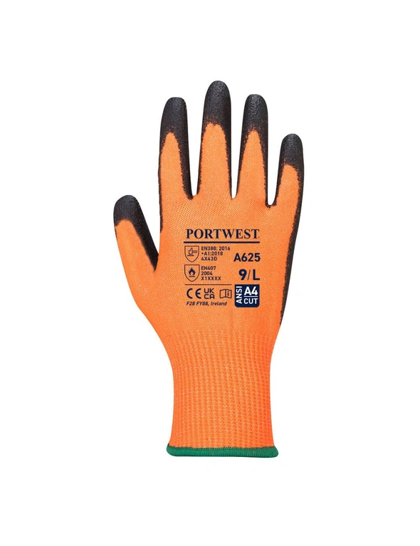 Portwest Unisex Adult A625 Vis Tex Cut Resistant Gloves, hi-res image number null