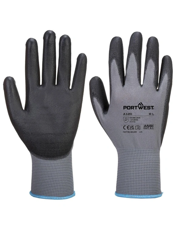 Portwest A120 PU Palm Grip Gloves, hi-res image number null