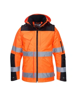 Portwest Mens Hi-Vis 3 In 1 Safety Jacket