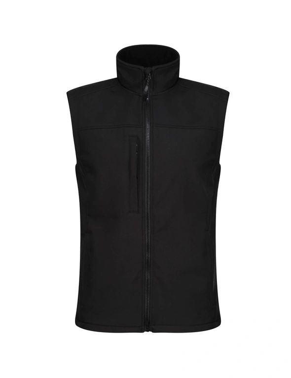 Regatta Mens Flux Softshell Bodywarmer / Sleeveless Jacket Water Repellent And Wind Resistant, hi-res image number null