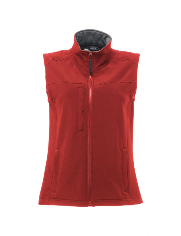 Regatta Womens/Ladies Flux Softshell Bodywarmer / Sleeveless Jacket (Water Repellent & Wind Resistant), hi-res image number null
