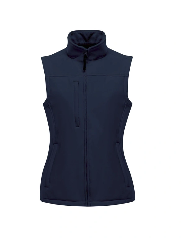 Regatta Womens/Ladies Flux Softshell Bodywarmer / Sleeveless Jacket (Water Repellent & Wind Resistant), hi-res image number null