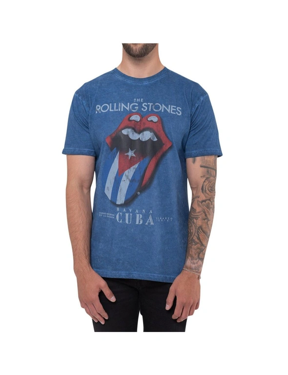 The Rolling Stones Unisex Adult Havana Cuba Soft Touch T-Shirt, hi-res image number null