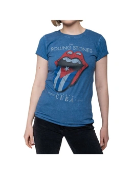 The Rolling Stones Womens/Ladies Havana Cuba T-Shirt