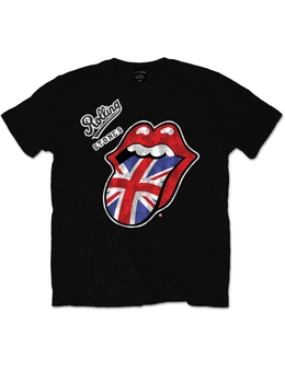 The Rolling Stones Unisex Adult Union Jack Logo T-Shirt