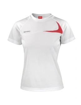 Spiro Womens/Ladies Sports Dash Performance Training T-Shirt