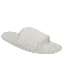 Towel City Classic Unisex Terry Slippers (Open Toe)