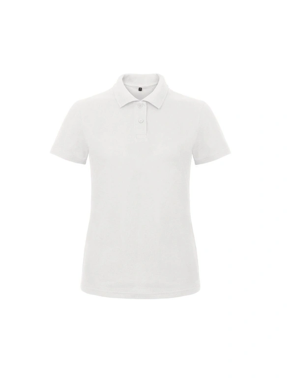 B&C Womens/Ladies ID.001 Plain Short Sleeve Polo Shirt, hi-res image number null