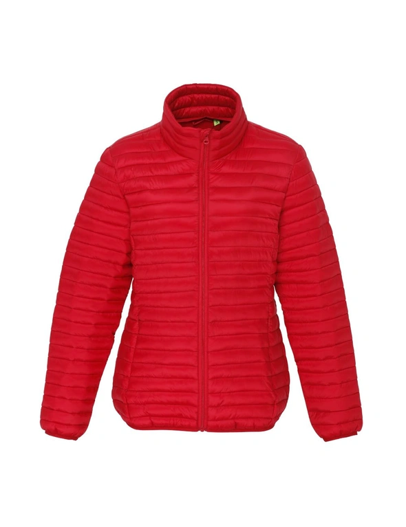 2786 Womens/Ladies Tribe Hooded Fineline Padded Jacket, hi-res image number null