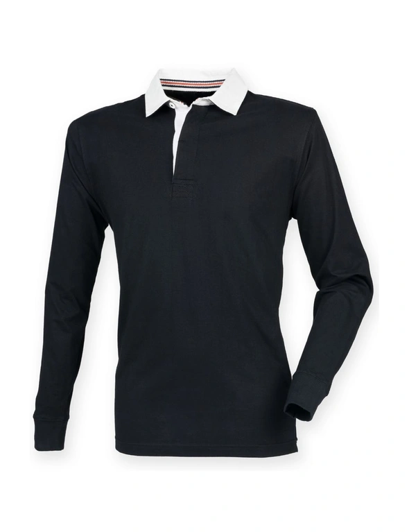 Front Row Mens Premium Long Sleeve Rugby Shirt/Top, hi-res image number null