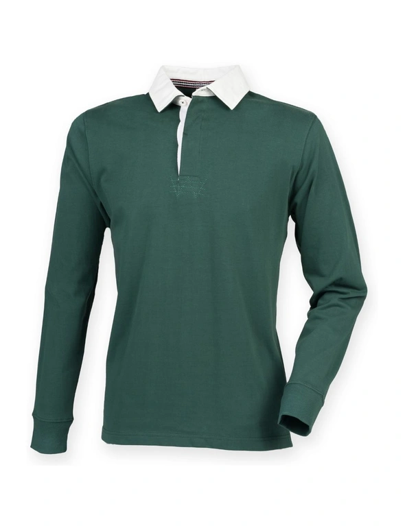 Front Row Mens Premium Long Sleeve Rugby Shirt/Top, hi-res image number null