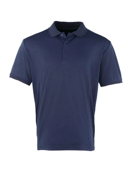 Premier Mens Coolchecker Pique Short Sleeve Polo T-Shirt