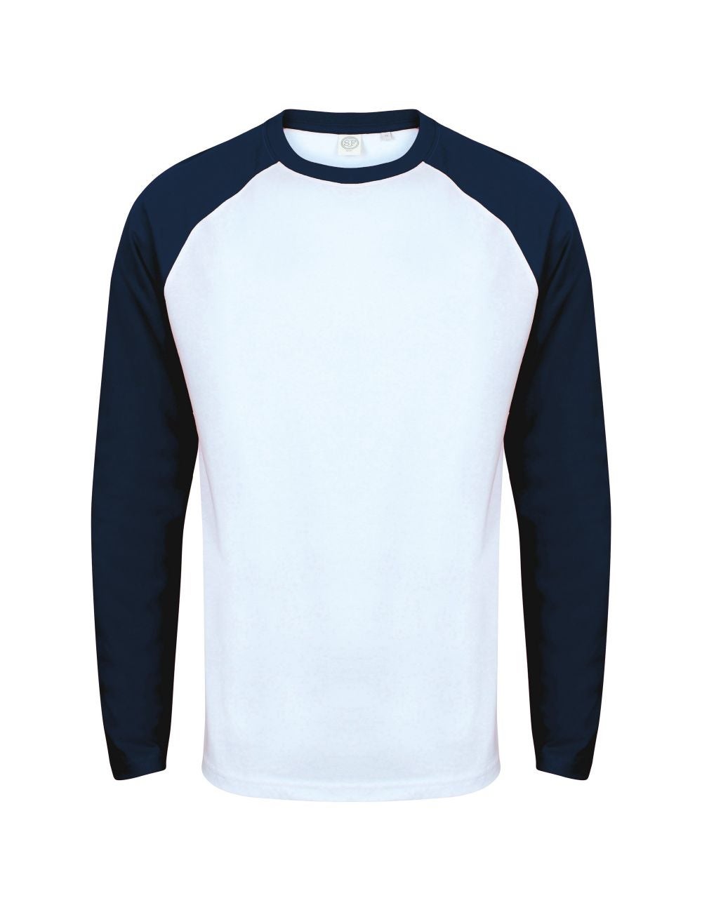 Skinnifit Mens Raglan Long Sleeve Baseball T-Shirt