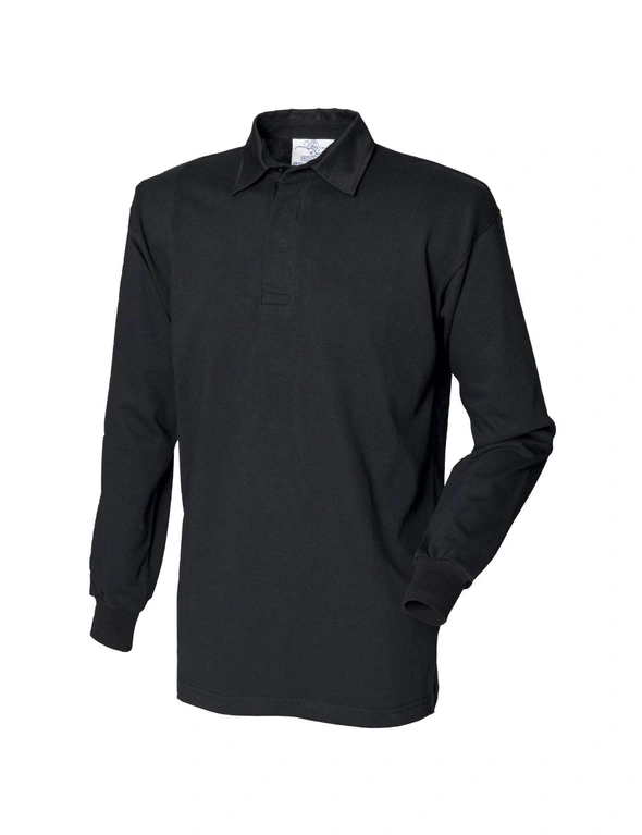 Front Row Long Sleeve Classic Rugby Polo Shirt, hi-res image number null