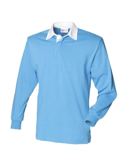 Front Row Long Sleeve Classic Rugby Polo Shirt