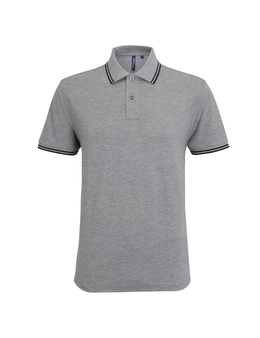 Asquith & Fox Mens Classic Fit Tipped Polo Shirt