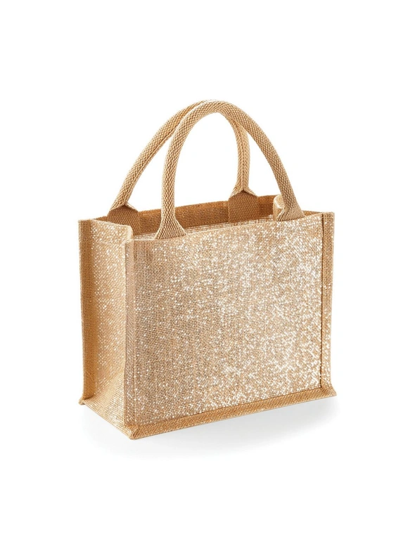 Westford Mill Shimmer Jute Mini Gift Bag, hi-res image number null