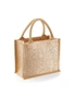 Westford Mill Shimmer Jute Mini Gift Bag, hi-res