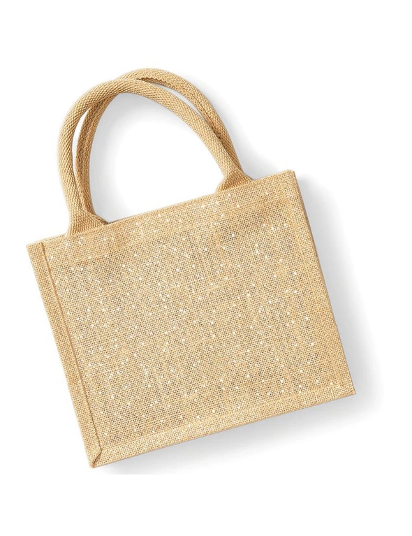 Westford Mill Shimmer Jute Mini Gift Bag, hi-res image number null
