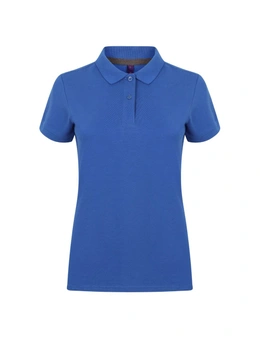 Henbury Womens/Ladies Micro-Fine Short Sleeve Polo Shirt