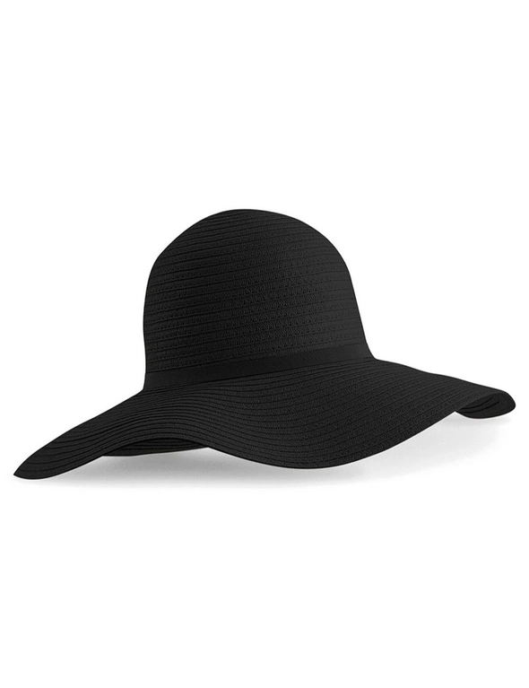 Beechfield Womens/Ladies Marbella Wide-brimmed Sun Hat, hi-res image number null