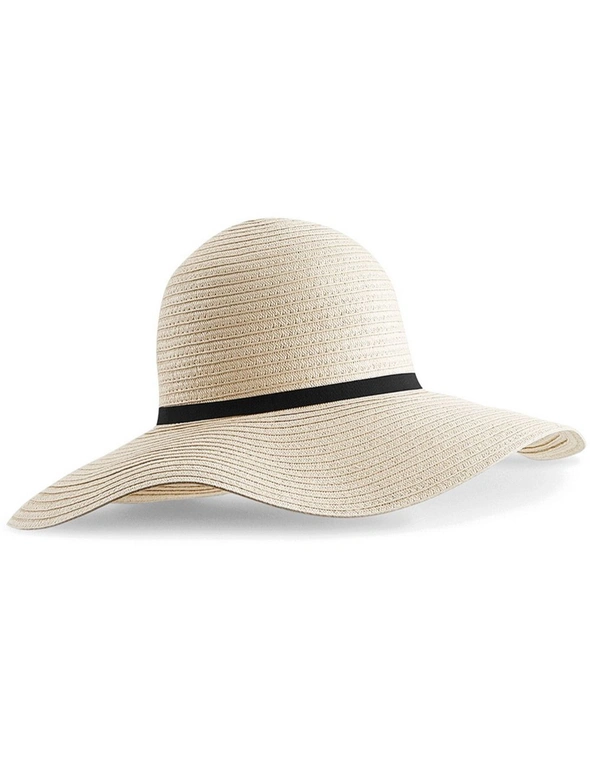 Beechfield Womens/Ladies Marbella Wide-brimmed Sun Hat, hi-res image number null
