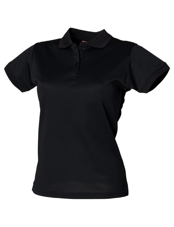 Henbury Womens/Ladies Coolplus® Fitted Polo Shirt, hi-res image number null