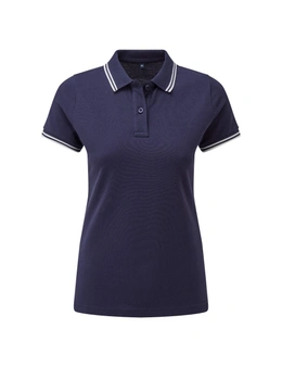 Asquith & Fox Womens/Ladies Classic Fit Tipped Polo