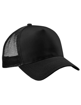Beechfield Mens Half Mesh Trucker Cap / Headwear (Pack of 2)