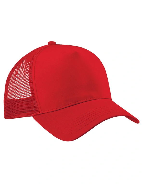 Beechfield Mens Half Mesh Trucker Cap / Headwear (Pack of 2), hi-res image number null