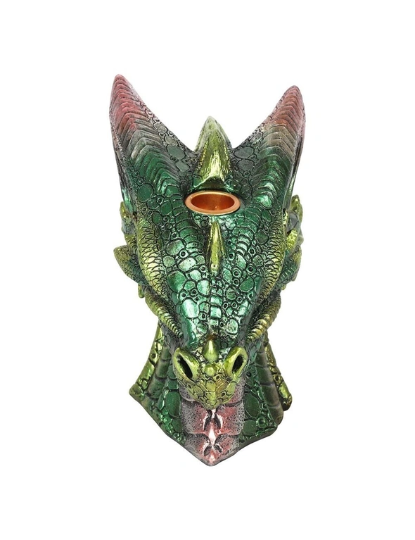 Something Different Green Dragon Head Backflow Incense Burner, hi-res image number null