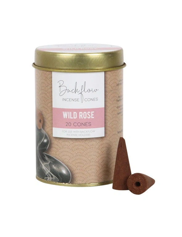 Something Different Elements Wild Rose Jumbo Backflow Incense Cones (Pack of 120), hi-res image number null