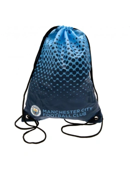 Manchester City FC Fade Design Drawstring Gym Bag