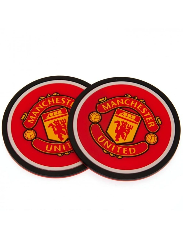 Manchester United FC Coaster Set (Pack Of 2), hi-res image number null