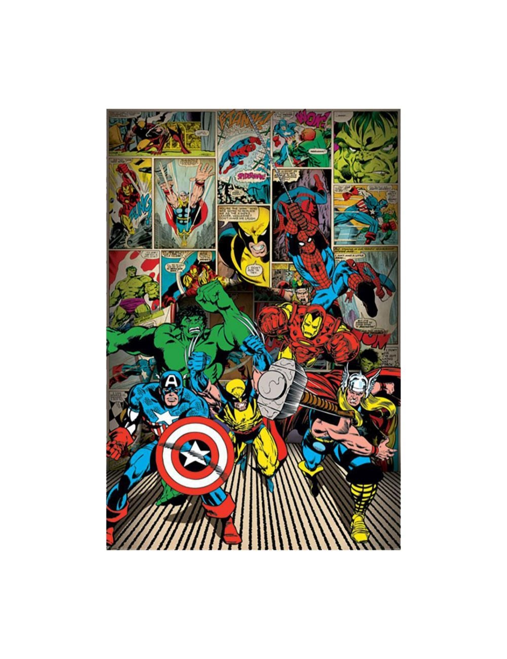 Marvel Comics Heroes Poster 