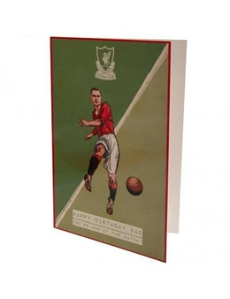 Liverpool FC Dad Retro Birthday Card