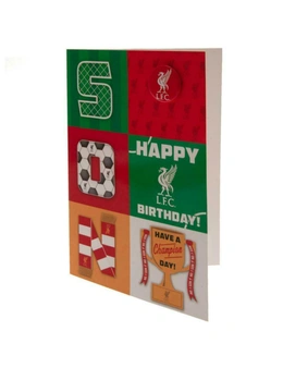 Liverpool FC Son Birthday Card