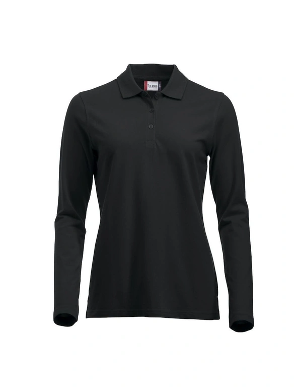 Clique Womens/Ladies Classic Marion Long-Sleeved Polo Shirt, hi-res image number null