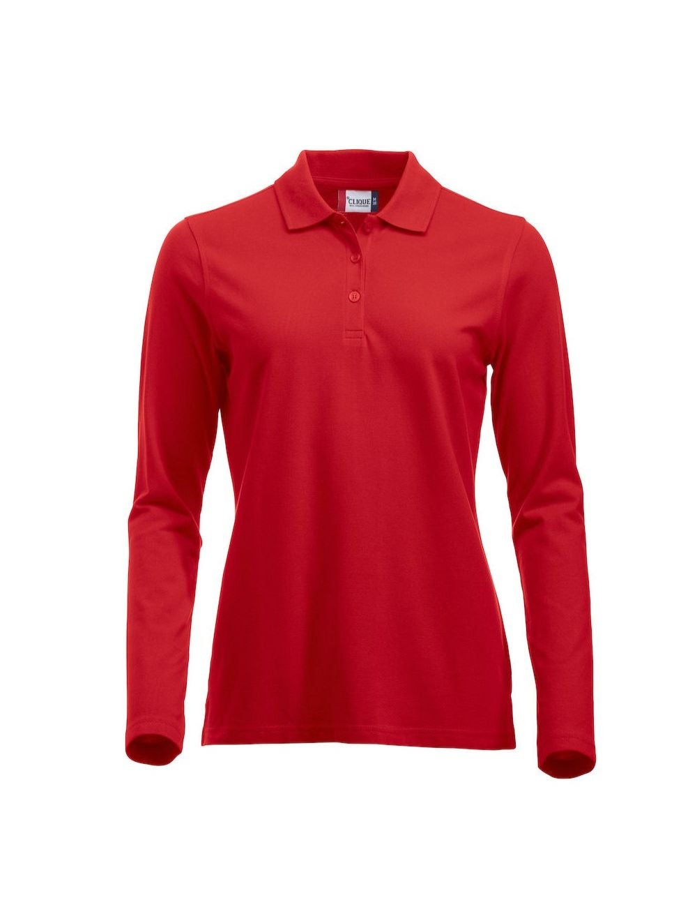 Clique Womens/Ladies Classic Marion Long-Sleeved Polo Shirt | Noni B