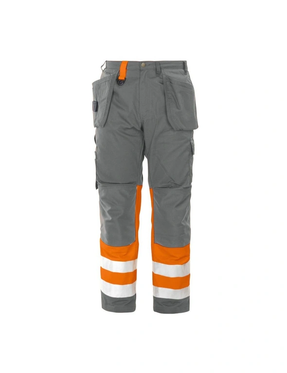 Projob Mens High-Vis Cargo Trousers, hi-res image number null