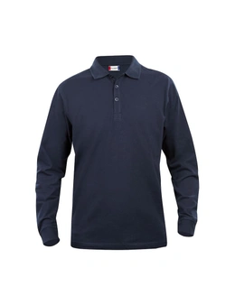 Clique Mens Classic Lincoln Long-Sleeved Polo Shirt