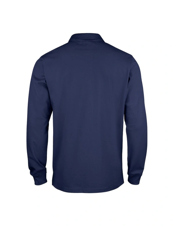 Clique Mens Classic Lincoln Long-Sleeved Polo Shirt, hi-res image number null