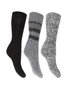 FLOSO Ladies/Womens Thermal Thick Chunky Wool Blended Socks (Pack Of 3), hi-res