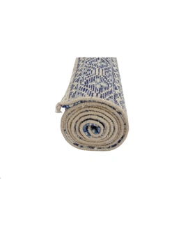 Royal Handknotted Wool Rug - Jaipur - Blue