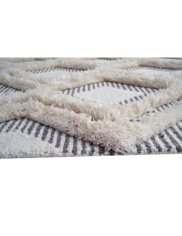 Desginer Wool Rug - Alaska 6208 - Natural/Ivory, hi-res image number null