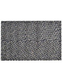 Handwoven Chunky Wool Rug - Jelly Bean - Grey