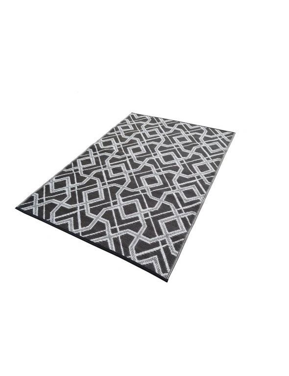 Alfresco Reversible Outdoor Mat - 21A5 - Grey/White, hi-res image number null