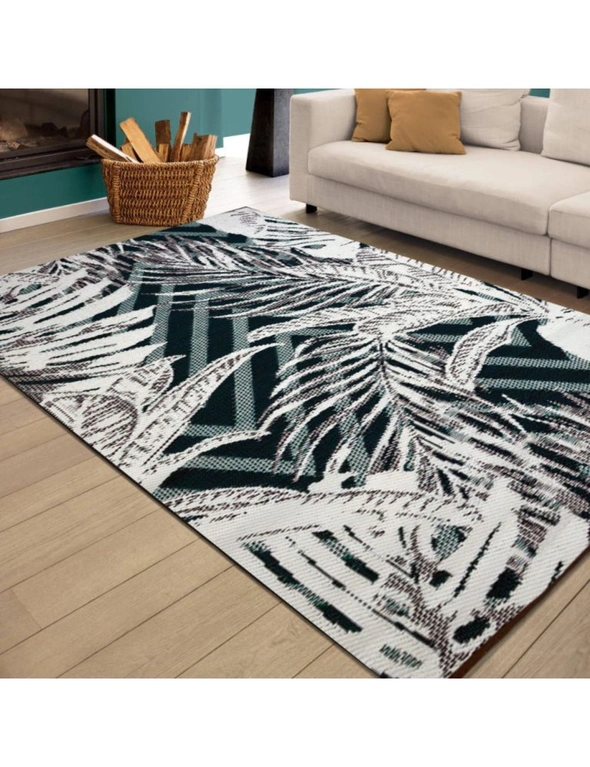 Reversible Indoor/Outdoor Mats - Chatai 2786 - Green/White, hi-res image number null