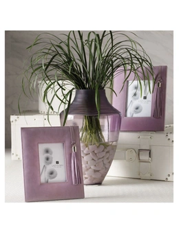 Lilac Suede Tassel photo Frame 4 x 6